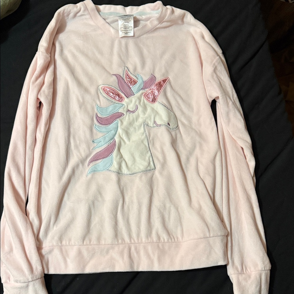 Unicorn Pink Kids Sweater